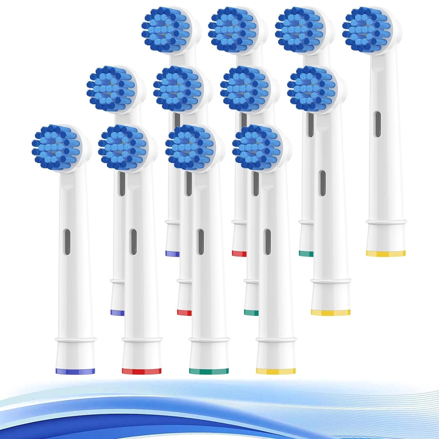 4/8/12/16/20 Pack Sensitive Gum Care Soft Bristle Replacement Brush Heads Compatible with Oral b Braun Electric Toothbrush Beauty World Shop