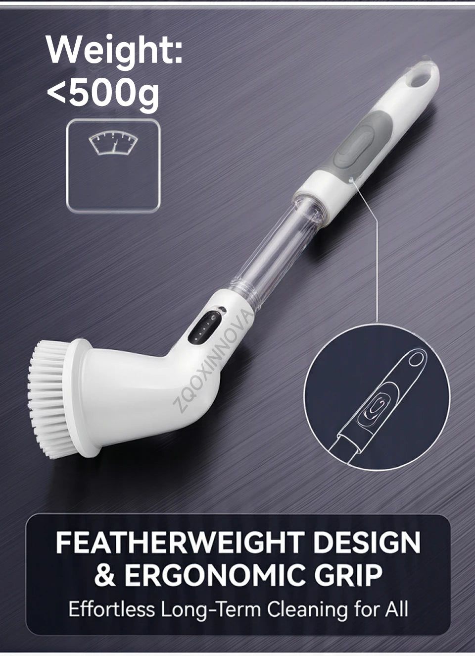 Household Cordless Spin Scrubber Kitchen Gadgets Hair Brushes Bathroom Broom Toilet Mops Electric Multipurpose Cleaning Brush Beauty World Shop