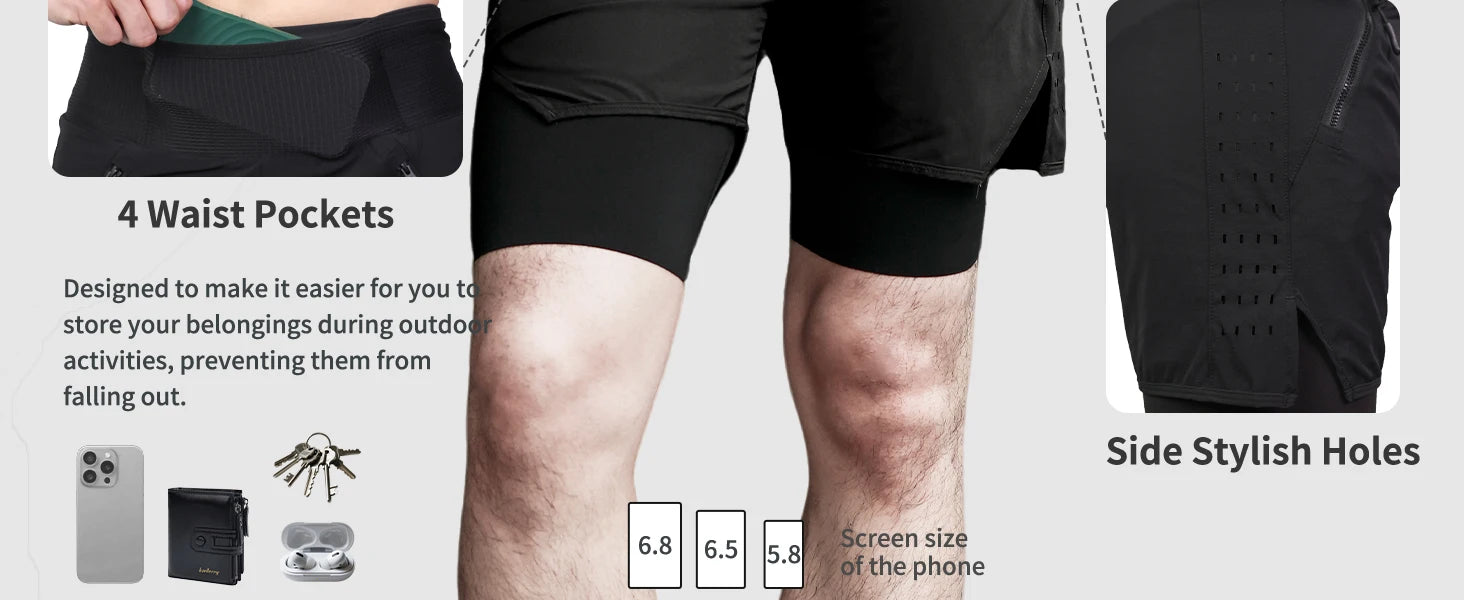 WOSAWE Bicycle Shorts Spring Summer Motocross Racing Shorts Downhill Mountain Bike short Pants Non-removable Cycling Underwear Beauty World Shop