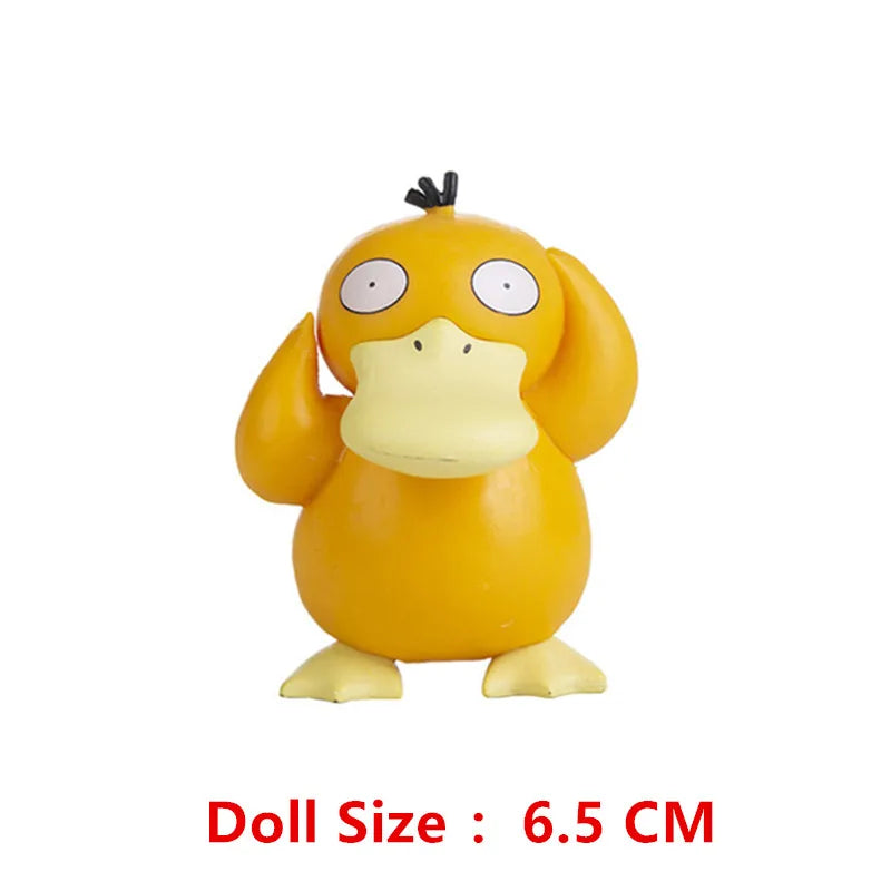 New 4-9 CM Pokemon Anime Figure Pikachu Gengar Eevee Series Mew Cartoons Figure Pocket Monster Action Model Toys Kids Gifts Beauty World Shop