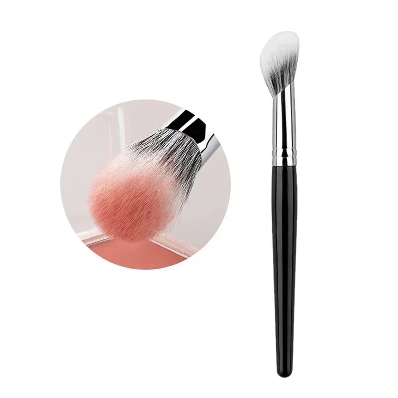 1/2Pcs Peach Heart Blusher Brush Powder Blush Cream Liquid Blush Makeup Brushes Flat Small Precise Blush Brush Makeup Tools Beauty World Shop