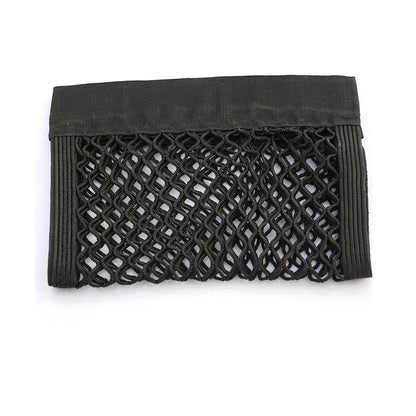 Car Storage Net Stretchable Mesh Pocket Net Magic Elastic Sticker Universal Rear Mesh Trunk Seat Bag Pocket Cage Auto Organizer Beauty World Shop