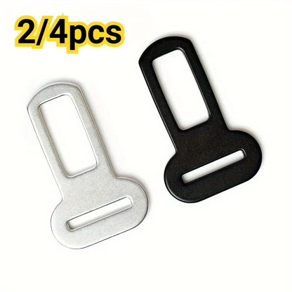 2/4 Pet Seat Belt Adapters - Car Metal Clips for Pet Leashes, Compatible with Truck & Car Seats Beauty World Shop