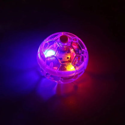 Cat Transparent Glowing Ball Toy Flashing Interactive LED Touch Activated Glowing Ball Suitable Kitten Puppy Running Exercise