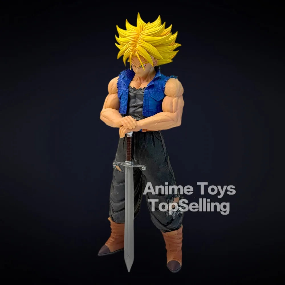 25cm/9.84in Anime Dragon Ball Z Figure Trunks Action Figures Pvc Statue Collection Model Toys for Children Gifts Beauty World Shop
