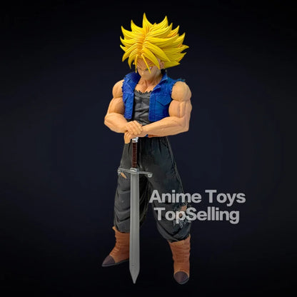 25cm/9.84in Anime Dragon Ball Z Figure Trunks Action Figures Pvc Statue Collection Model Toys for Gifts Beauty World Shop