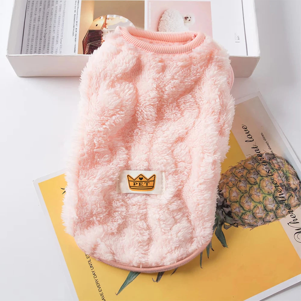 Soft Cozy Cat Clothes Autumn Winter Warm Fleece Sweatshirt for Small Dogs Puppy Kitten Jacket Coat Pet Sphynx Costume Sweater Beauty World Shop