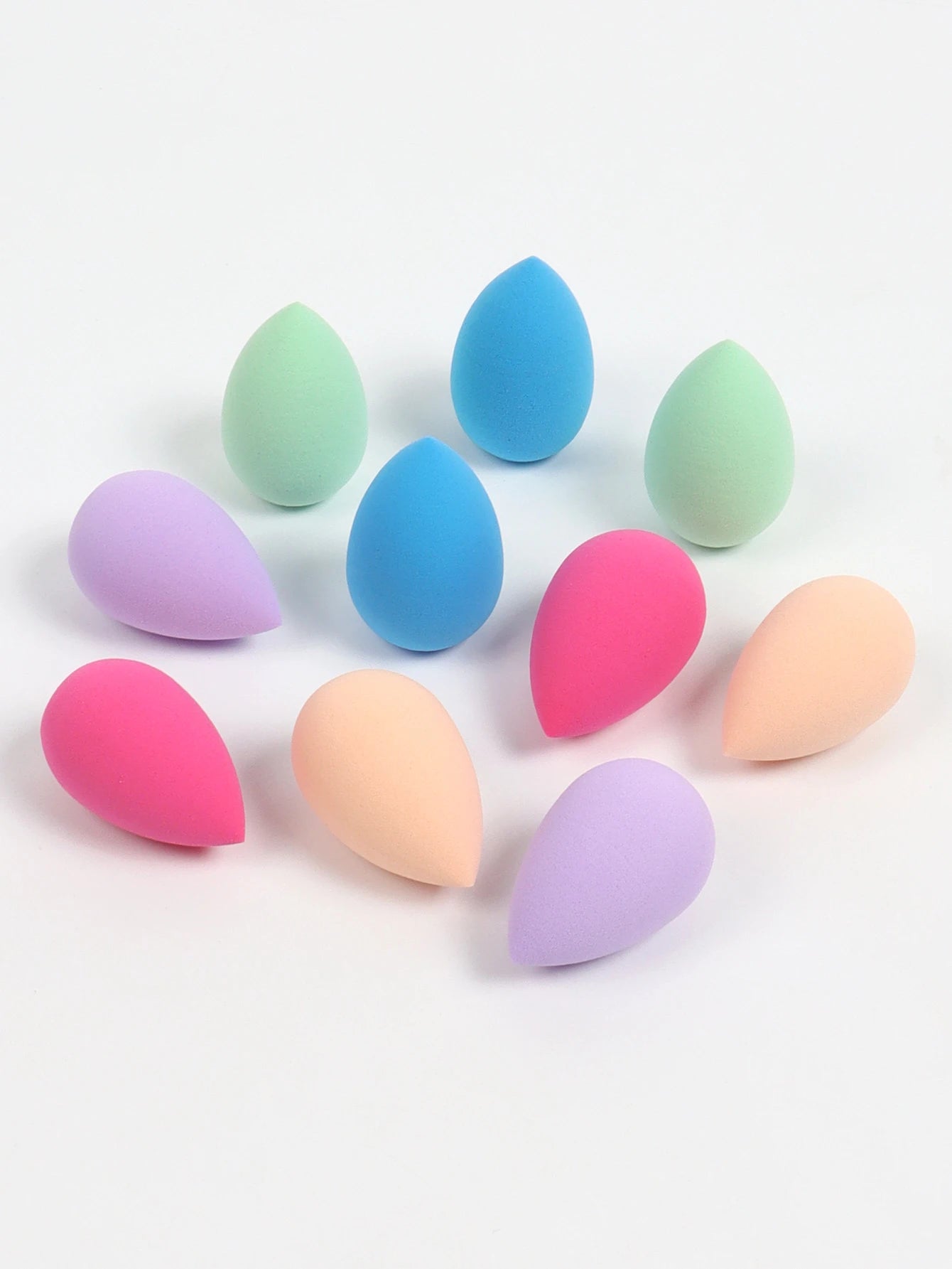 10 件 Mini Makeup Sponge Powder Puff Beauty Sponge for Makeup Concealer Liquid Foundation Face Cosmetic Puff Make up Sponge Beauty World Shop