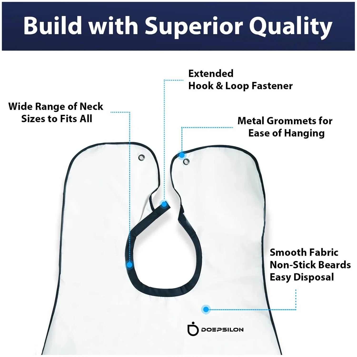 Male Shaving Apron Beard Catcher Cape Care Bib Face Shaved Hair Adult Bibs Shaver Cleaning Hairdresser Gift for Man Clean Apron Beauty World Shop