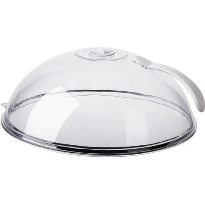 Splash Microwave Cover High Temperature Resistant Microwave Guard Lid Transparent Food Heating Cover with Steam Vent and Handle Beauty World Shop