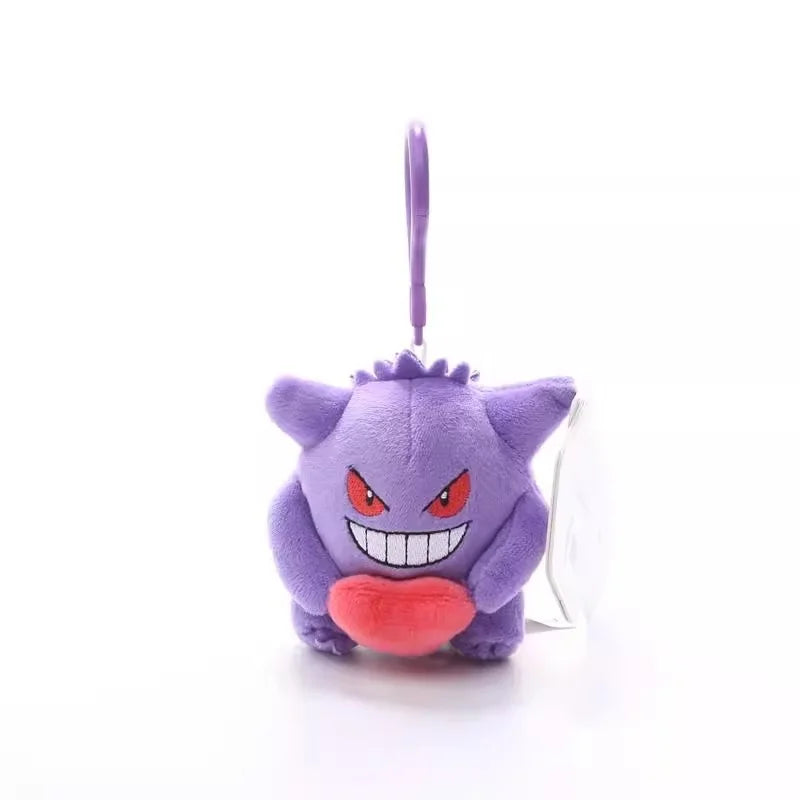 Genuine Pokemon Gengar Love Series Kawaii Plush Stuffed Toy Keychain Backpack Pendant Keyring Doll Birthday Gifts For Kid Girls Beauty World Shop