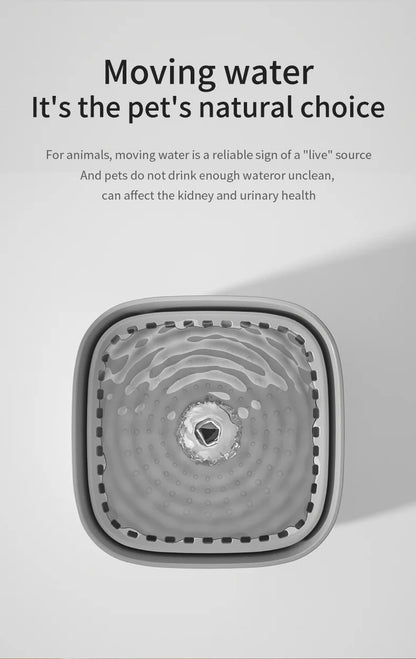101oz/3L Pet Water Fountain Automatic Induction Circulating Filtering Cat Water Drinker USB Electric Mute Cats Water Dispenser Beauty World Shop
