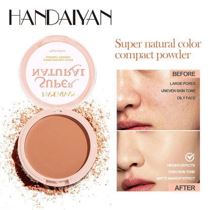 8 Color Matte Face Pressed Powder 24 Hours Oil Control Natural Setting Powder Foundation Full Coverage Waterproof Lasting Makeup Beauty World Shop
