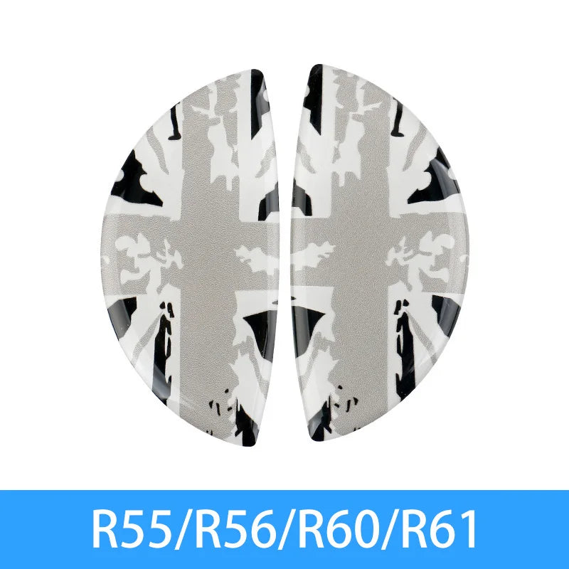 2PCS Car Door Wrist Handles Anti Scratches 3D Stereo Protective Sticker For BMW MINI ONE Cooper S CLUBMAN R55 R56 R60 R61 Decals Beauty World Shop