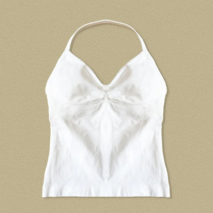 NCLAGEN Impact Longline Strappy Top Sports Yoga Vest Women's Fitness Tank Top Gym Beautiful Open Back Bra Running Workout Halter Beauty World Shop