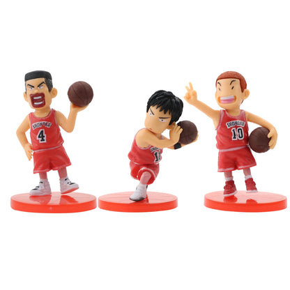 Slam Dunk Q Edition Five Piece Set Sakuragi Hanamichi Ryukawa Maple Shobei Basketball Team Doll Handmade Ornament Car Decoration Beauty World Shop
