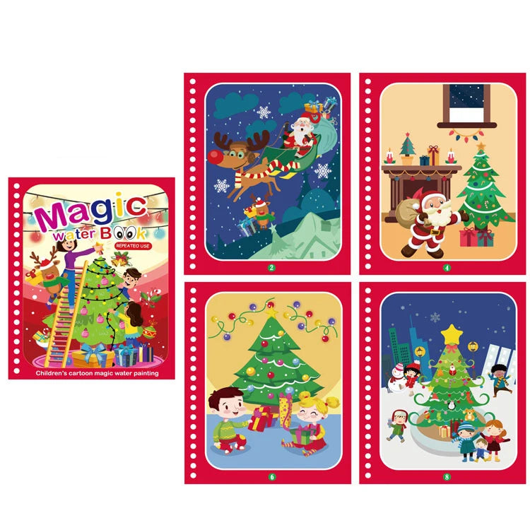 NEW Kids Magic Water Drawing Books Coloring Books Painting Toys for Kids Birthday Christmas New Year Gift for Boys and Girls Beauty Fashion