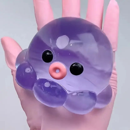 Homemade Bubble Octopus Squeeze Toy for Relax Fun Party & Birthday Gift Slow Rebound TPR Material Interactive Sensory Game Toys Beauty World Shop