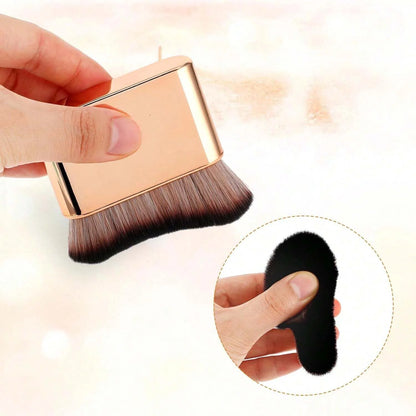 Self Tan Brush Soft Body Makeup Brush Portable Self Tanning Brush Self Tanner Face Brush For Body & Leg Makeup(Rose Gold) Beauty World Shop