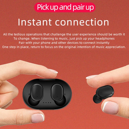 Original A6S TWS Headset Wireless Earphones Bluetooth Headphones Sport Stereo Fone Bluetooth Earbuds for Xiaomi Huawei iPhone Beauty Fashion