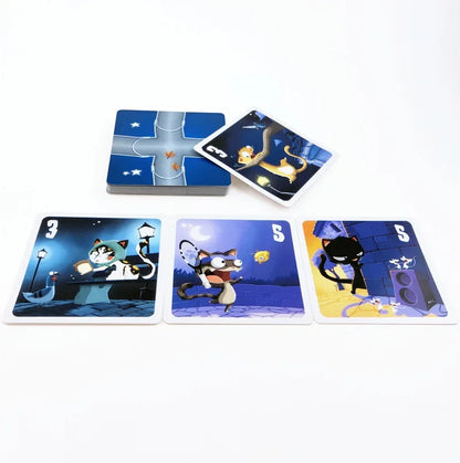 1 Set Newest Chabyrinthe Board Games Kitten Cat Cards Party Card Game Cute Gift Full English Version Home for Kids Beauty World Shop