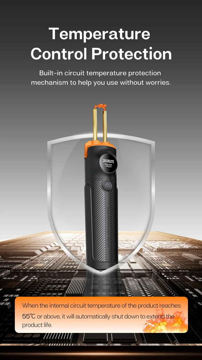 Portable Hot Stapler Plastic Welding Machine Car Bumper Repair Kit PVC Plastic Repairs Wireless Handheld Plastic Soldering Gun ﻿ Beauty World Shop