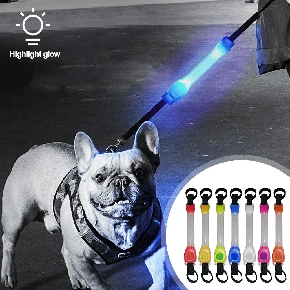 Waterproof Dog Anti-Lost Safety Glowing Collar,Multi-Color Pendants and Outdoor-Ready Flashing LED Light Strip, Night Visibility Beauty World Shop