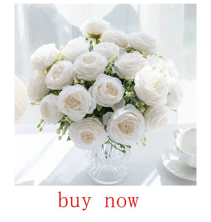 10/20pcs Artificial Plants Eucalyptus Leaves Fake Plants Vase Home Table Party Wedding Bridal Bouquet Decorations Outdoor Garden Beauty World Shop