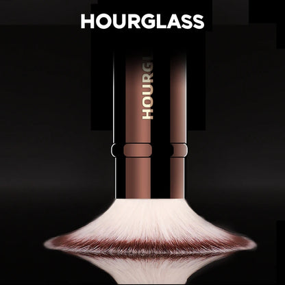 Hourglass Makeup Brush- No.15 Retractable Double-Ended Complexion Brush Soft Fiber Hair Fashion Design Single Face Brush Beauty World Shop