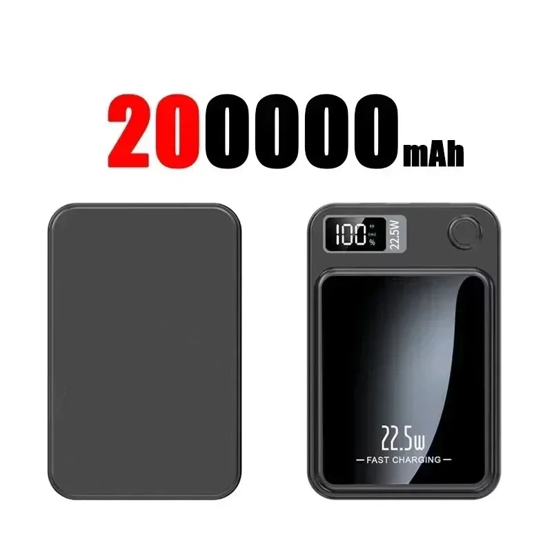 Lenovo Magnetic Wireless Power Bank 500000mAh PD22.5W Large Capacity Fast Charging External Battery For iPhone Huawei Samsung Beauty World Shop