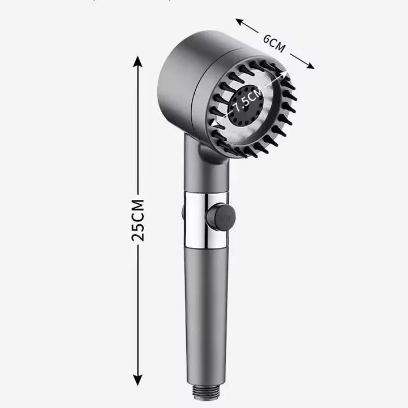 Shower head Shower Filter with Four Modes Bathroom Accessories Head Massage Shower Accessories Shower Knobs Home Furnishings Beauty World Shop