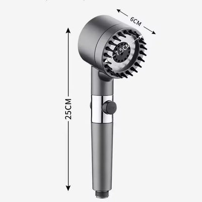 Shower head Shower Filter with Four Modes Bathroom Accessories Head Massage Shower Accessories Shower Knobs Home Furnishings Beauty World Shop