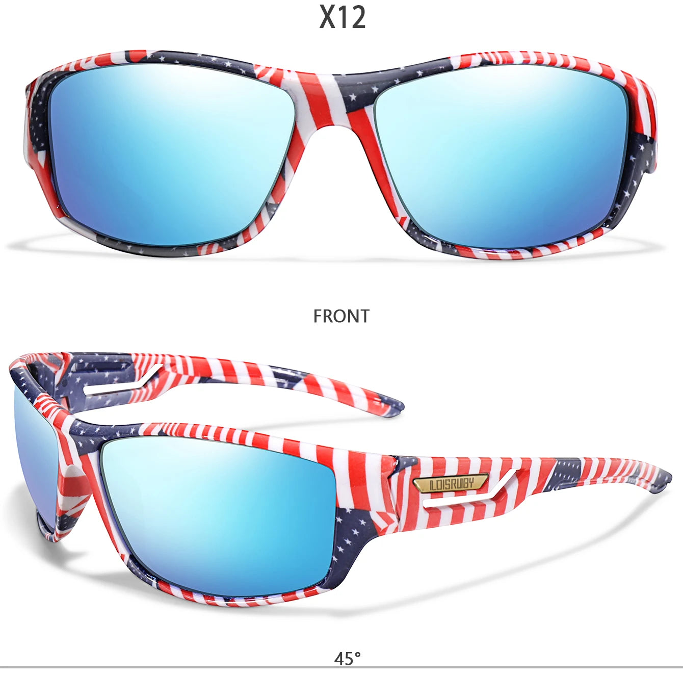LOISRUBY Polarized Fishing Sunglasses Men Camouflage Driving Outdoor Sports Cycling Running Goggles UV400 Tackle Eyewear Beauty World Shop