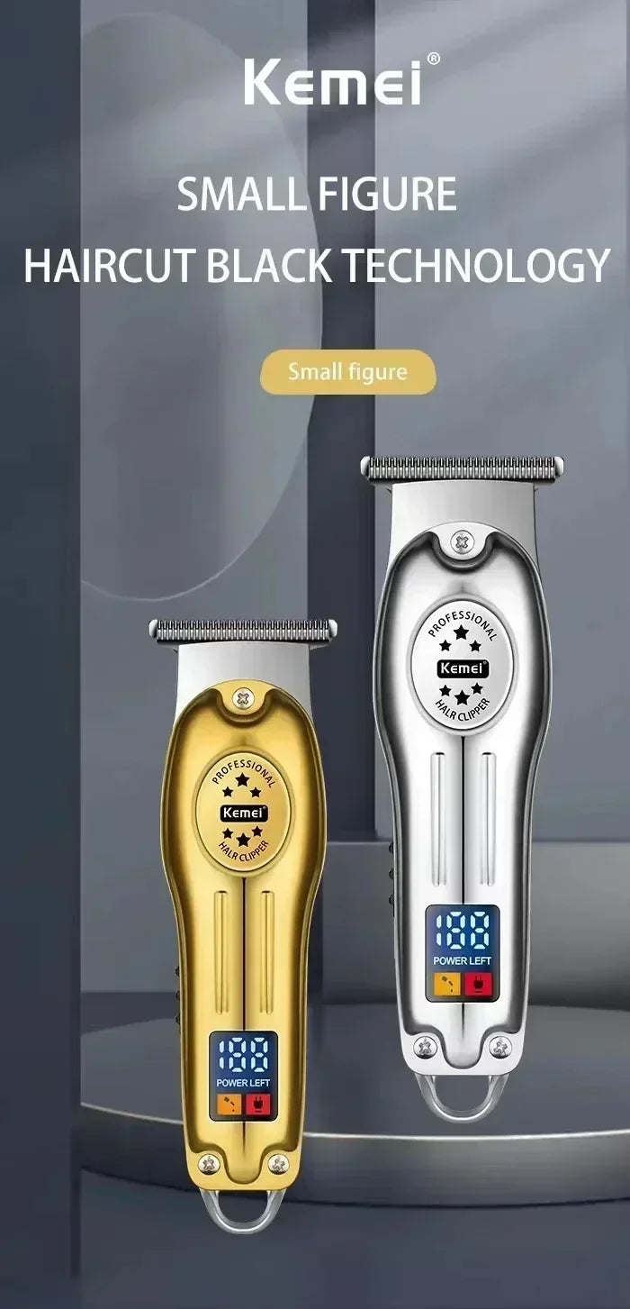 Kemei Hair Clippers KM-2628 KM-678 KM-2024 Professional Electric Beard Clipper Rechargeable Men's Shaver Hair Trimmer Kit Men Beauty Trend Shop