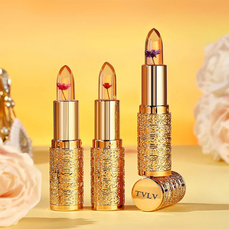 Crystal Color-changing Petal Lipstick for Women Moisturizes long-lasting and non-sticky cup lip balm Beauty Trend Shop