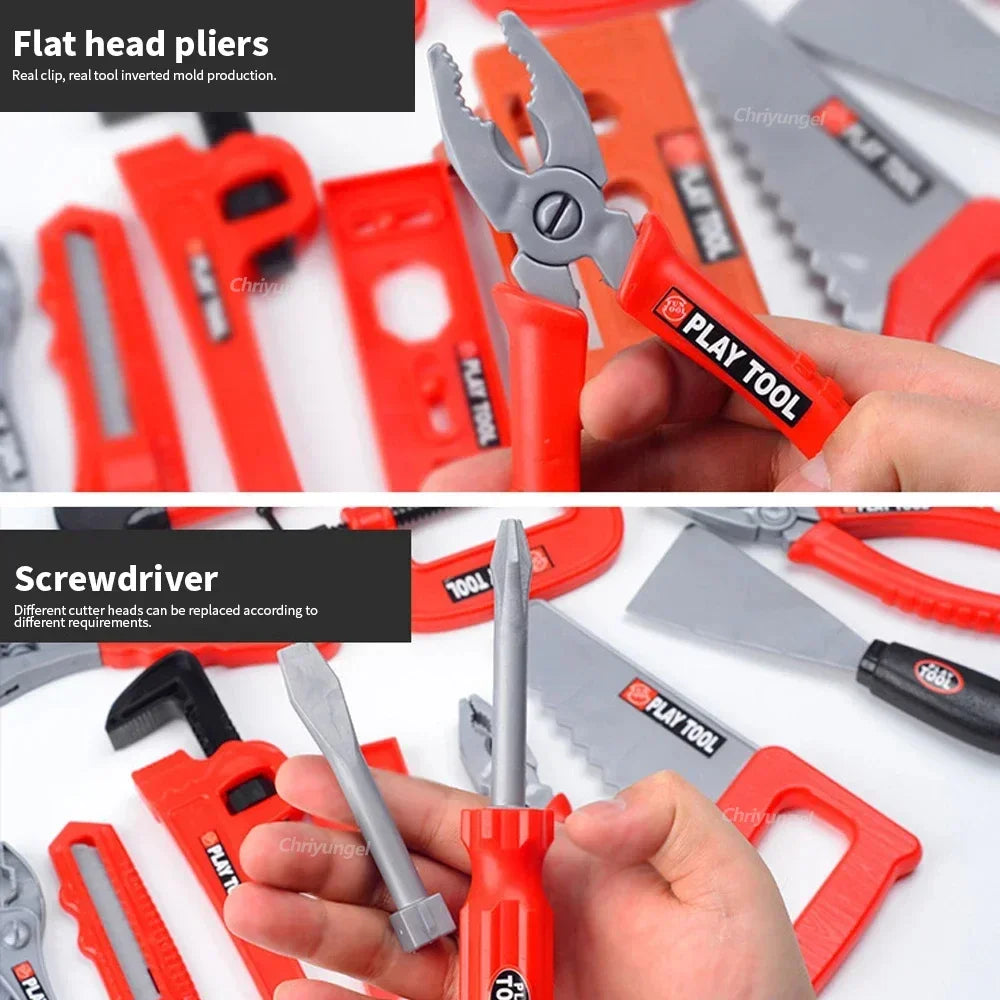 Kids Pretend Tools Kit 38/41/42 PCS Role Play Repair Construction Tool Kit Educational Learning Toys for ToddlersBoys Girls Gift Beauty Fashion