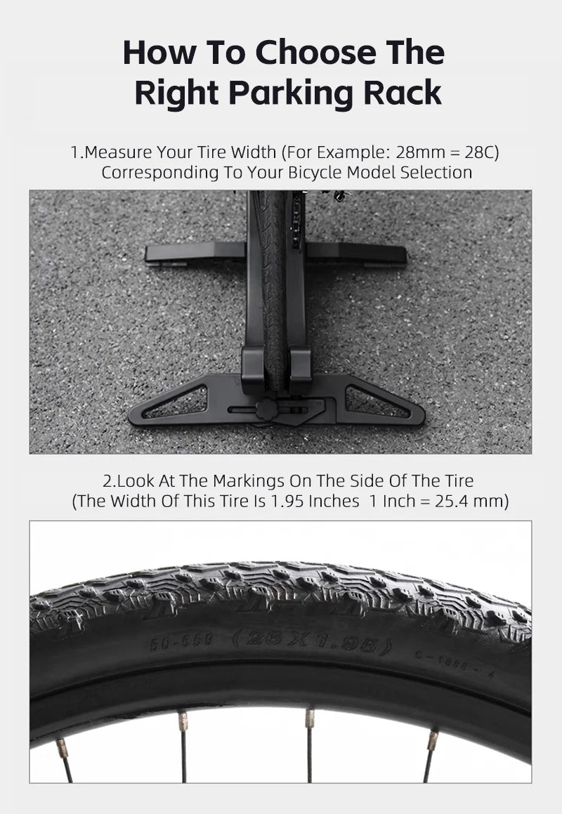 WEST BIKING Adjustable Bicycle Parking Rack MTB Road Bike Indoor Garage Storage Stand Bike Repair Stand Cycling Accessories Beauty World Shop