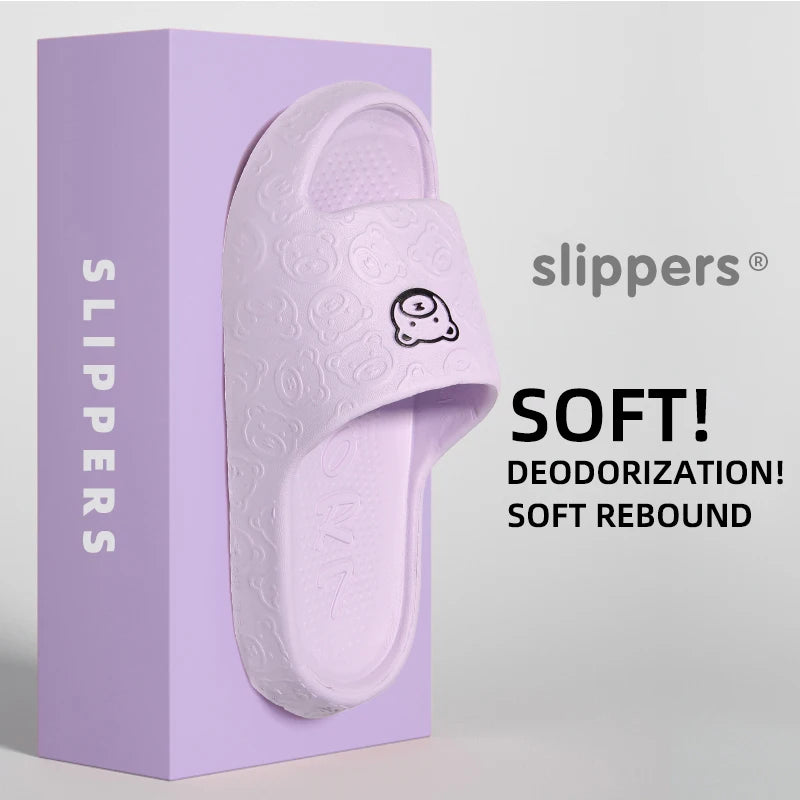 Non-slip Slippers Female Outer Wear 2024 New Bathroom Bathroom Indoor Home Sandals Female Summer Eva Beauty World Shop
