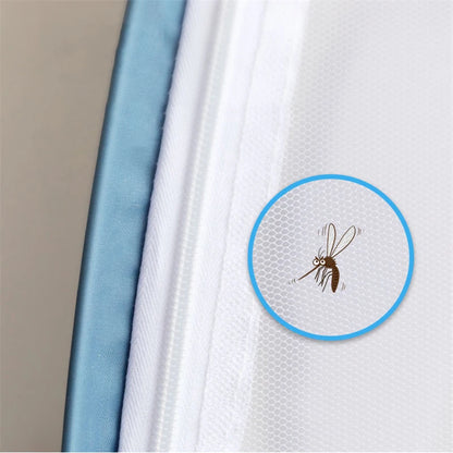 Simple Yurt Mosquito Net Portable Camping Tent Single Double Bed Canopy For Adult Foldable Bunk Mesh Net Breathable Mosquito Net Beauty World Shop