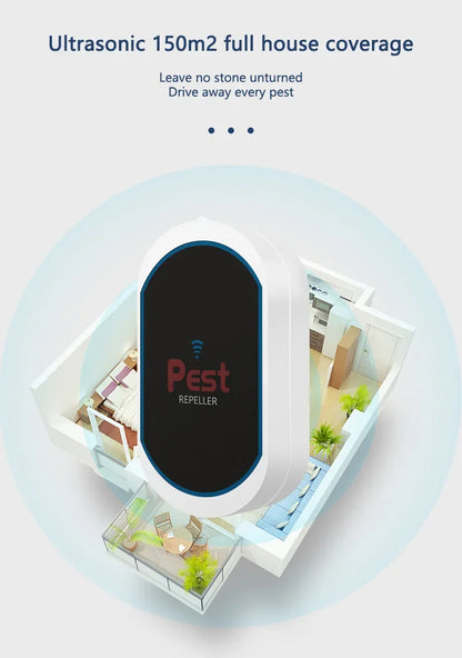 Ultrasonic Electronic Insect Repellent And Mouse Repellent Household Insect Repellent Mini Silent Safe Plug Electric 2026 New Beauty World Shop