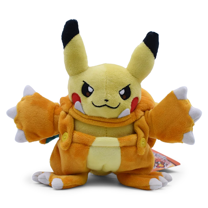 Cos Eevee Pikachu Cosplay Plush Toys Pikachu Peluche Lucario Stuffed Animal Doll Collectible Gift Cartoon Plushies Cute 20CM Beauty World Shop