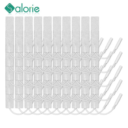 Tens Electrode Pads Reusable Electrodes Pads Replacement  EMS Muscle Stimulator Body Massager TENS Device  Accessories 7x1.5cm Beauty World Shop