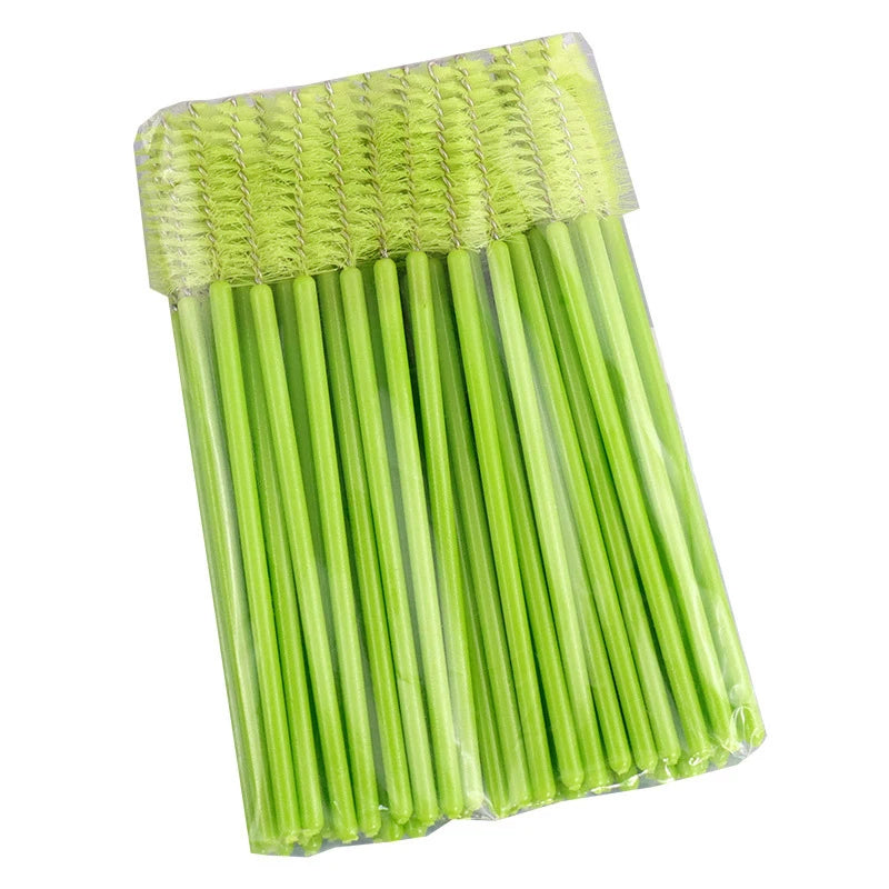 50Pcs Eyelash Brushes Makeup Brushes Disposable Mascara Wands Applicator Spoolers Eye Lashes Cosmetic Brush Lash Extension Tool Beauty World Shop