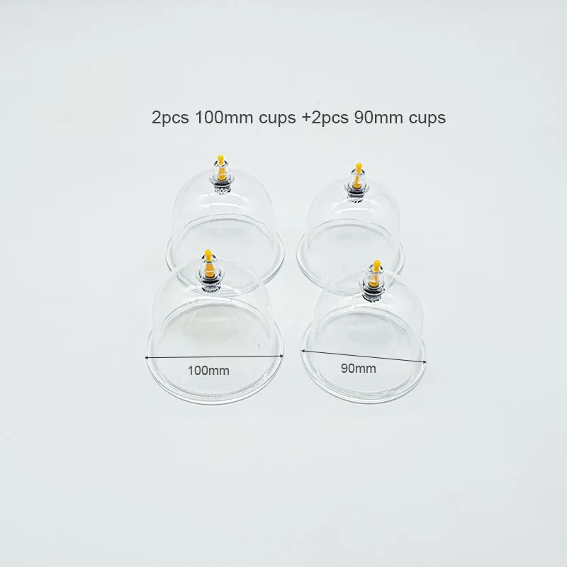 Big Size Vacuum Cupping Breast & Buttocks Enlargement Massager Suction Pump Machine Butt Lifting Device Back Massage Cans Beauty World Shop