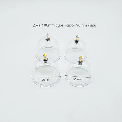 Big Size Vacuum Cupping Breast & Buttocks Enlargement Massager Suction Pump Machine Butt Lifting Device Back Massage Cans Beauty World Shop