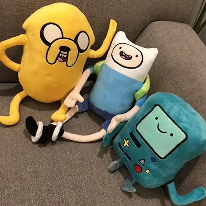 28-42cm Finn Jake BMO Soft Stuffed Animal Dolls Creative Adventure Time Plush Toys Cartoon Stuffed Dolls Kids Gifts Beauty World Shop