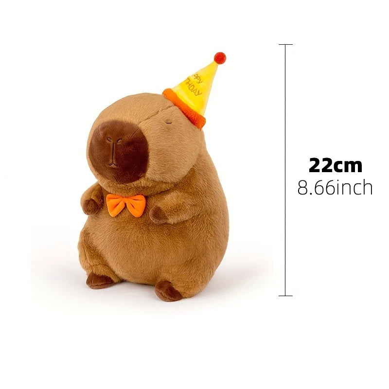 23cm Capybara Plush Simulation Capibara Anime Fluffty Toy Cute Doll Stuffed Animals Soft Doll Plush Christmas Thanksgiving Gift Beauty Fashion