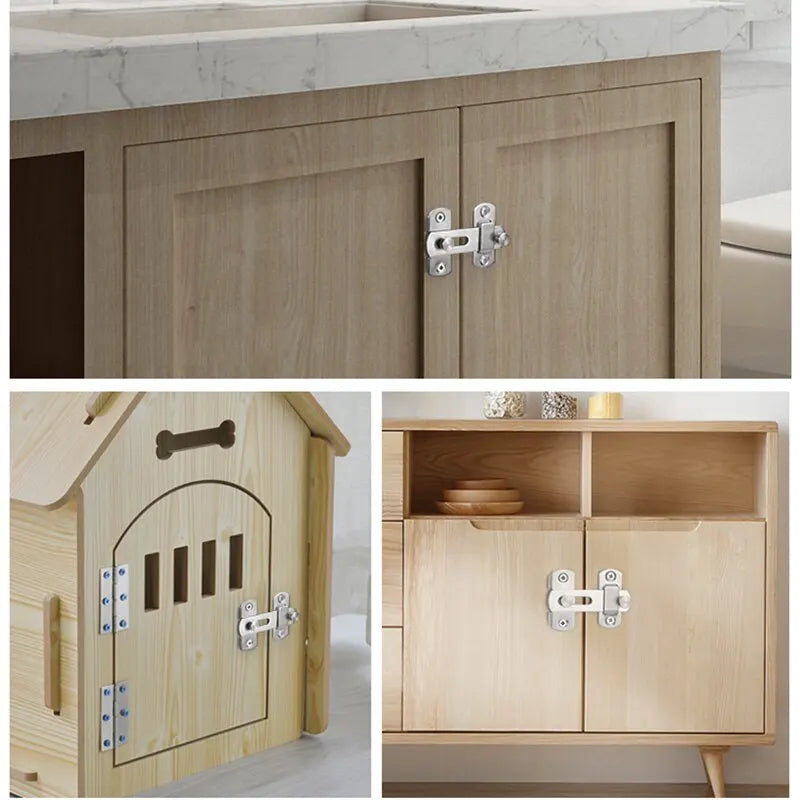 Sliding Barn Door Latch Sliding Right Angle Door Latch Door Bolt Wine Cooler Closet Window Door Latch Plug Baby Safety Latch Beauty World Shop