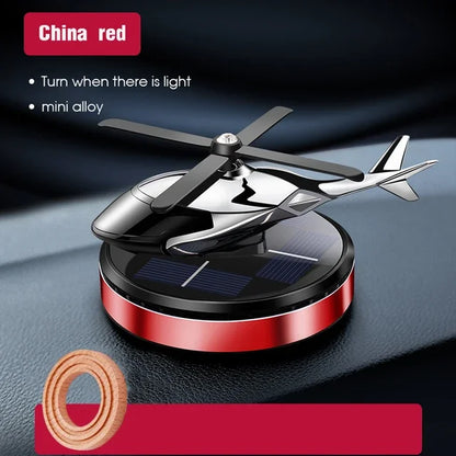 Helicopter Styling Solar Car air freshenerDecorative Aromatherapy Car interior accessories Propeller rotary perfume diffuser Beauty World Shop