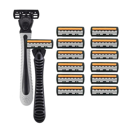 Shaver Brand New Design Men Razor Shaving two Layer Shaver Reusable Razor Imported Blade Multi Tool Head Change Beauty World Shop